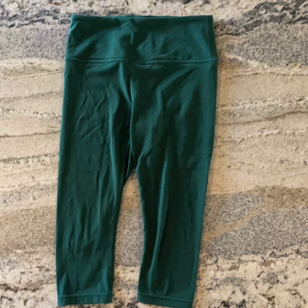 athleta green leggings